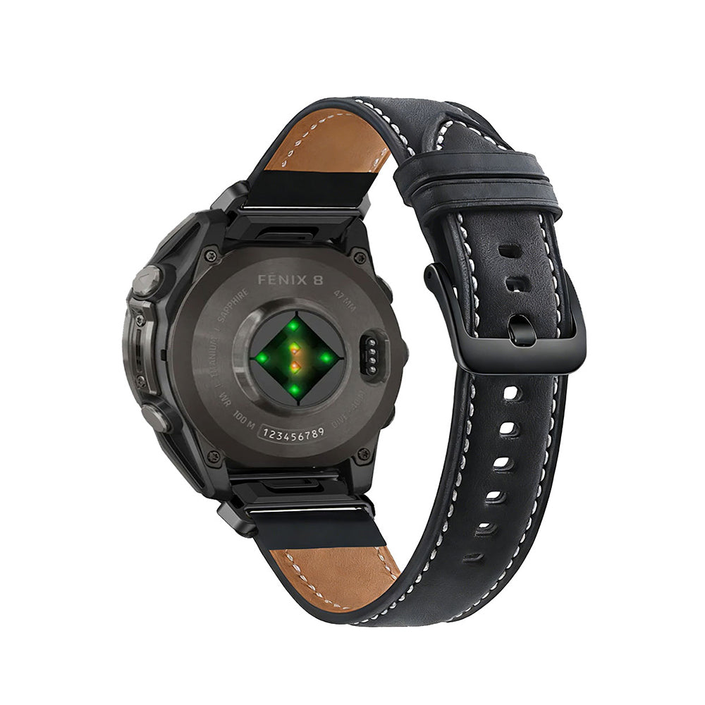 Quick-Fit rem | 22mm (ekte skinn) - 3 farger