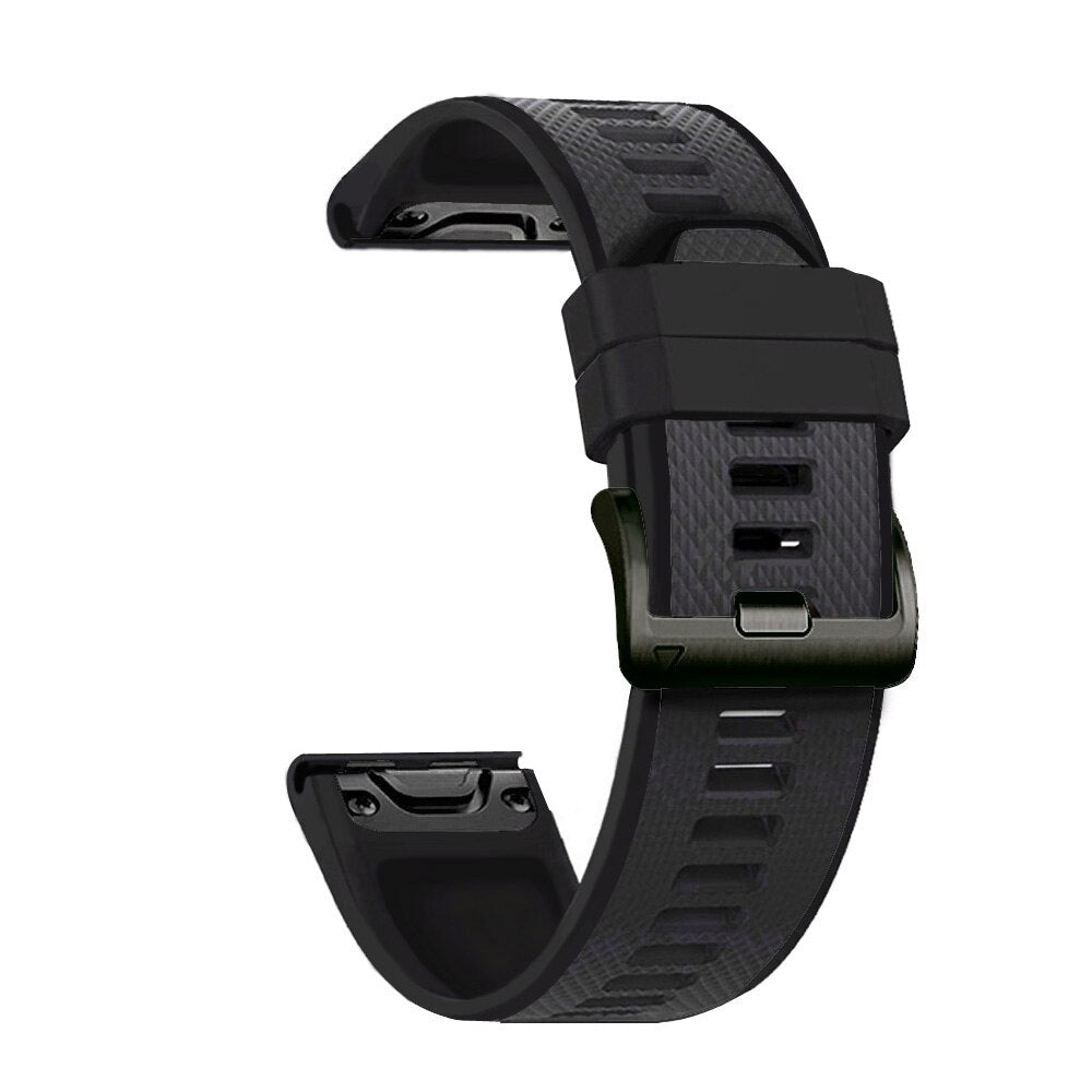 Quick-Fit stropp | 26mm (silikon) - 5 farger