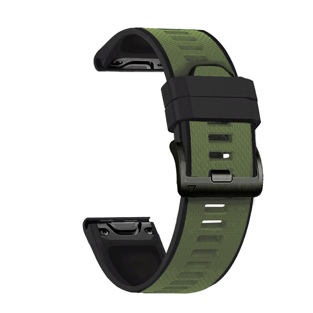 Quick-Fit stropp | 22mm (silikon) - 5 farger