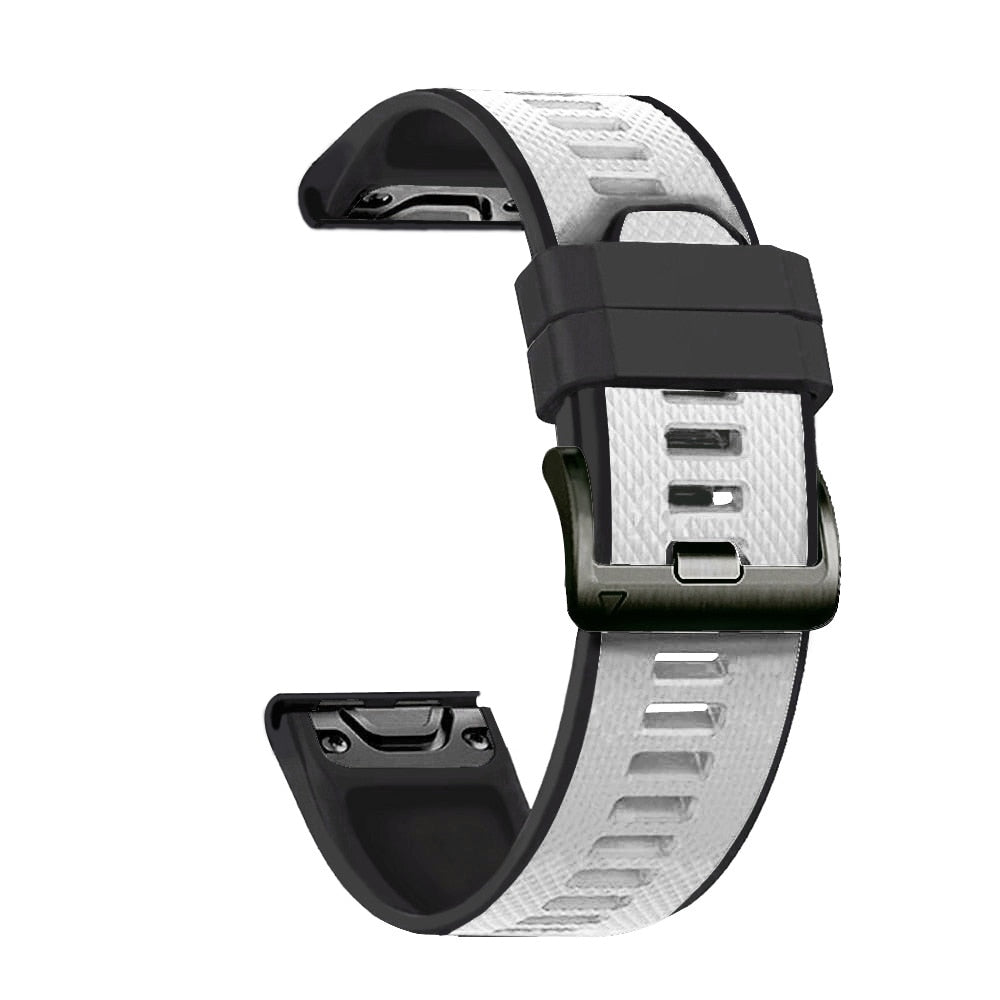 Quick-Fit stropp | 26mm (silikon) - 5 farger