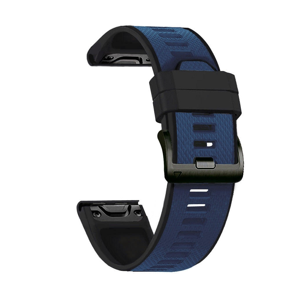 Quick-Fit stropp | 26mm (silikon) - 5 farger