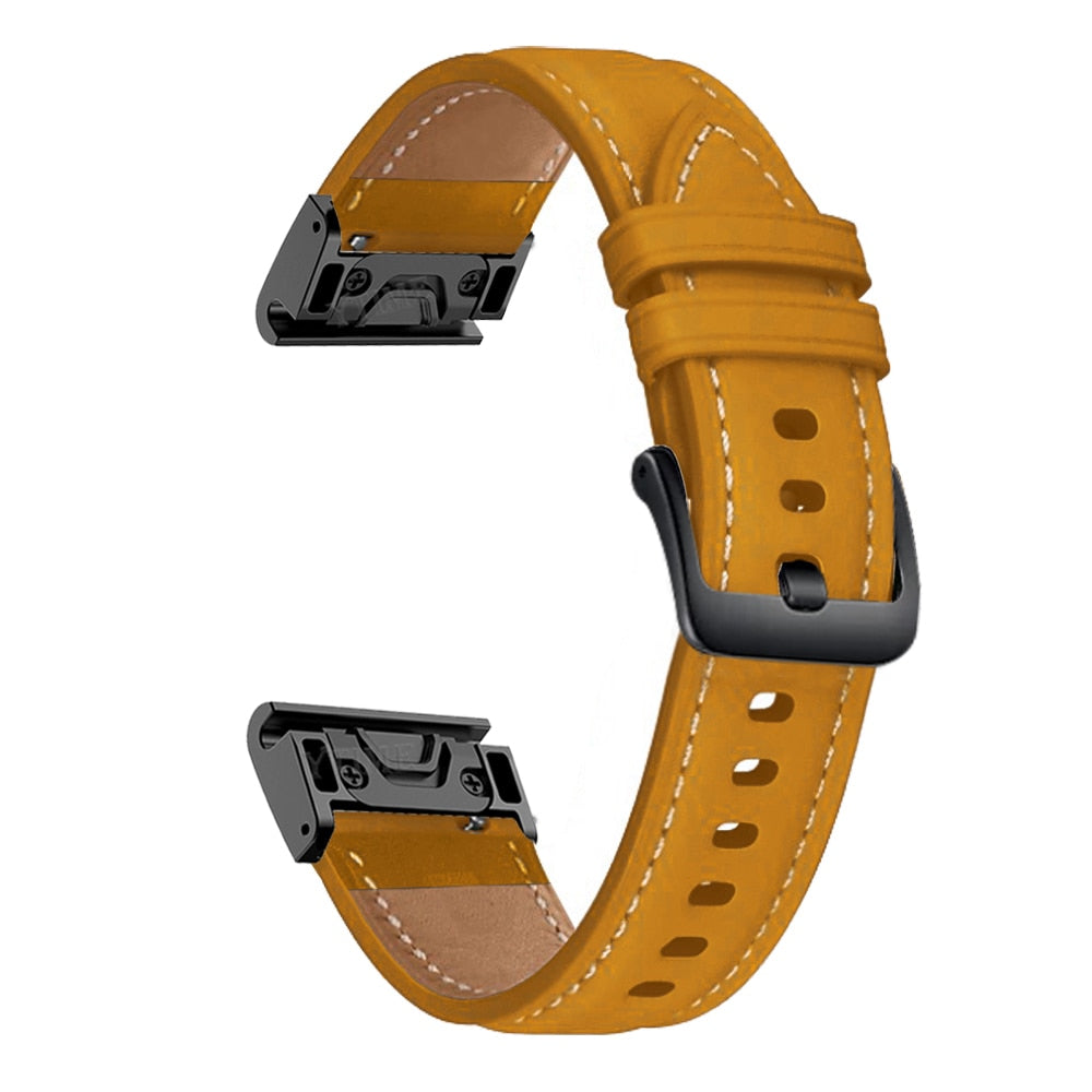 Quick-Fit stropp | 22mm (ekte skinn) - 3 farger