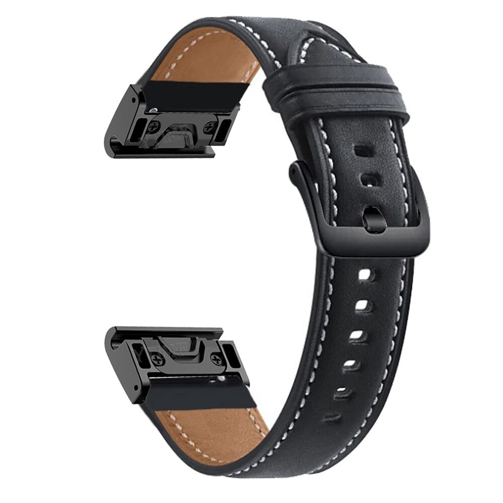 Quick-Fit stropp | 22mm (ekte skinn) - 3 farger