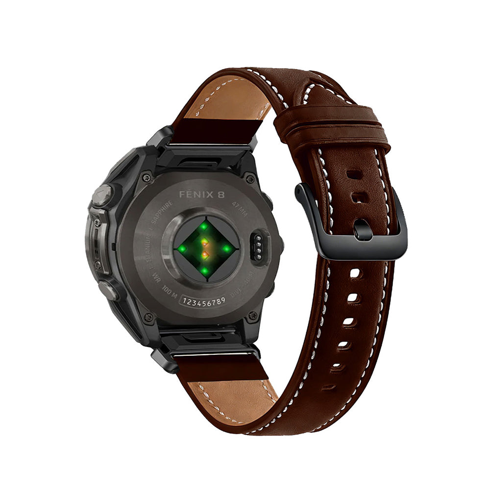 Quick-Fit rem | 26mm (ekte skinn) - 3 farger