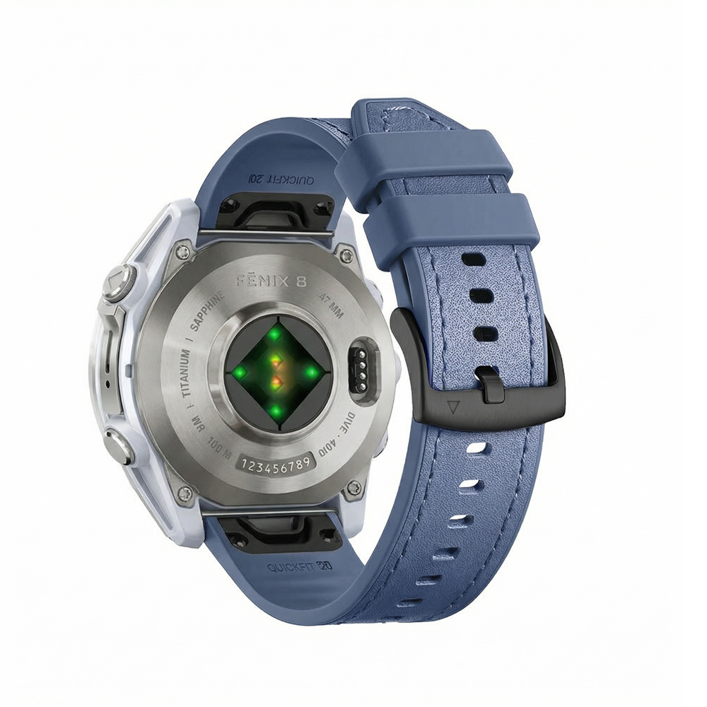 Quick-Fit Run rem | 20mm (sportsskinn) - 4 farger