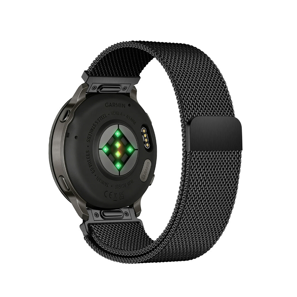 Quick-Release rem | 22mm (Milanese rustfritt stål) - 2 farger