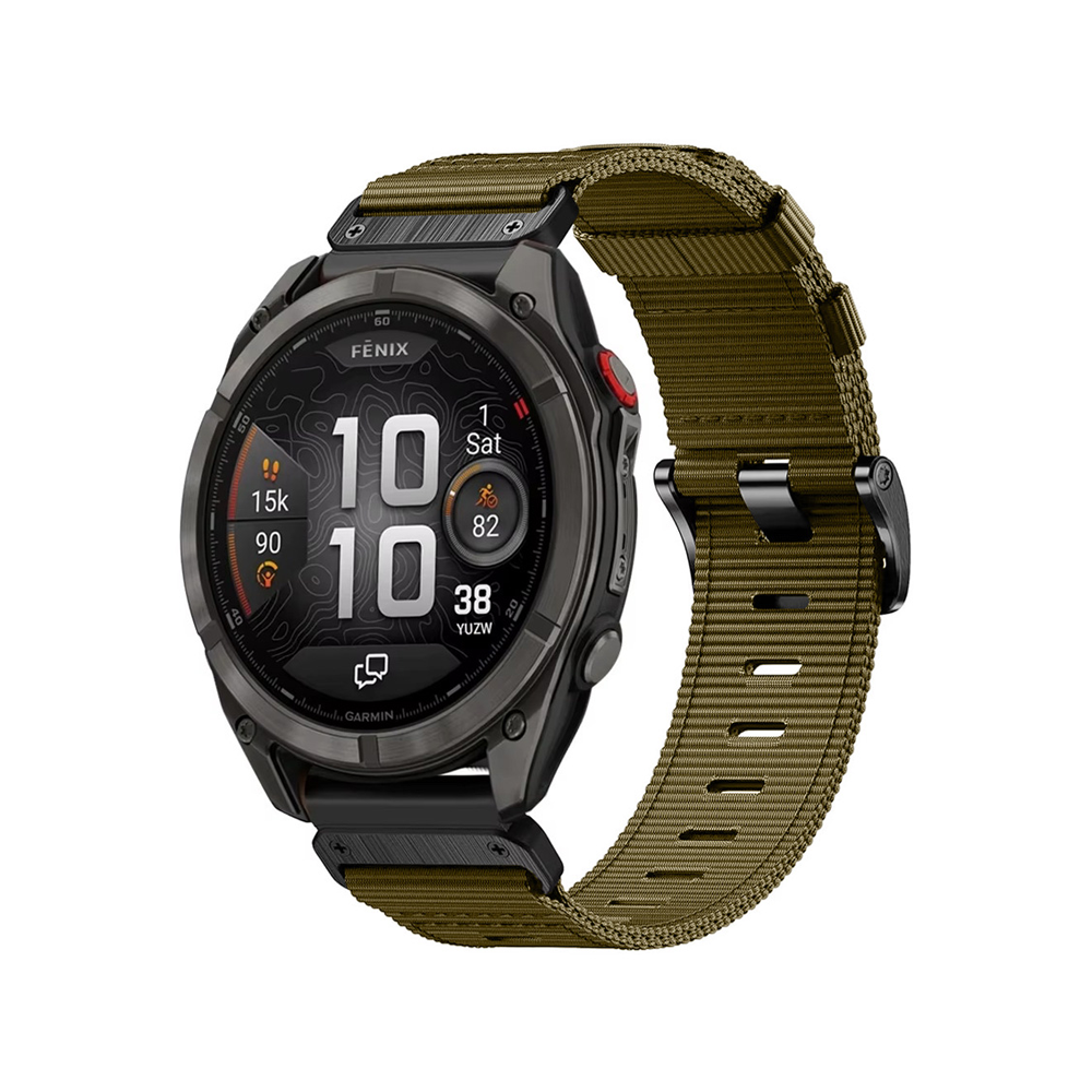 Quick-Fit rem | 26mm (militær nylon) - 4 farger