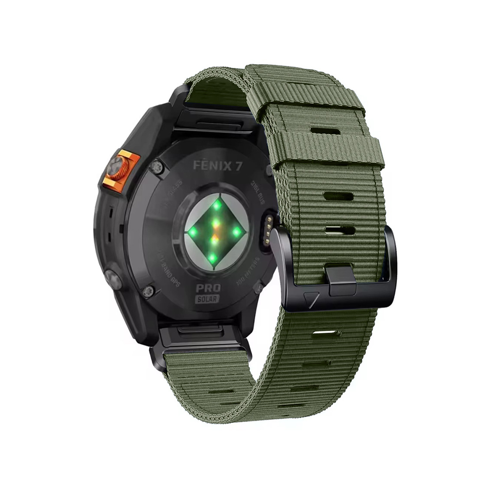 Quick-Fit rem | 22mm (militær nylon) - 4 farger