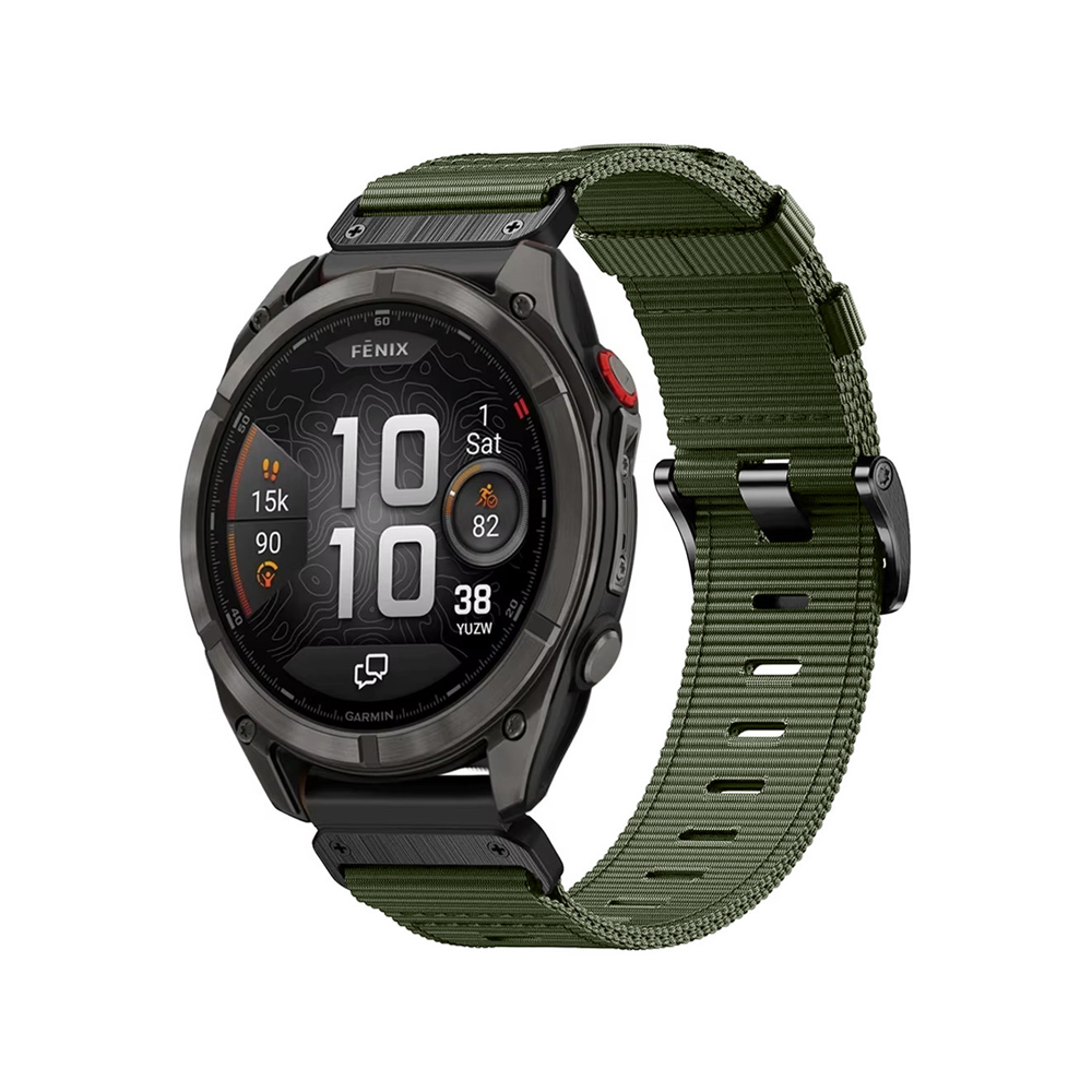 Quick-Fit rem | 22mm (militær nylon) - 4 farger