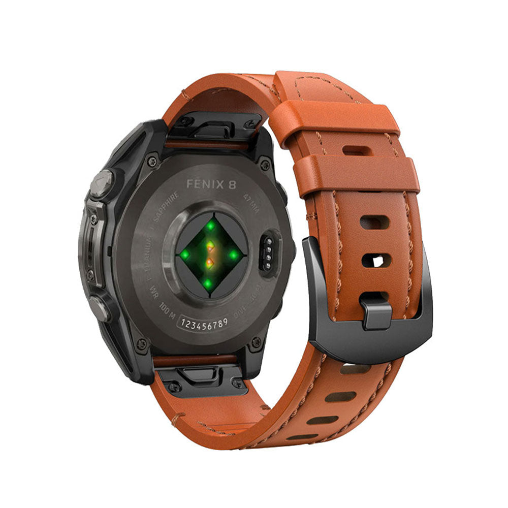 Quick-Fit rem | 22mm (okseskinn) - 2 farger