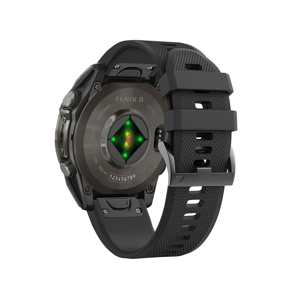 Quick-Fit rem | 22mm (Silikon) - 6 farger
