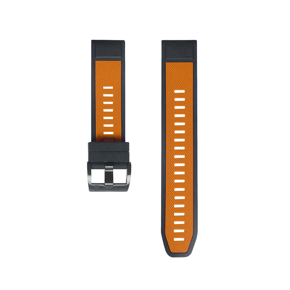 Quick-Fit rem | 22mm (silikon) - 5 farger