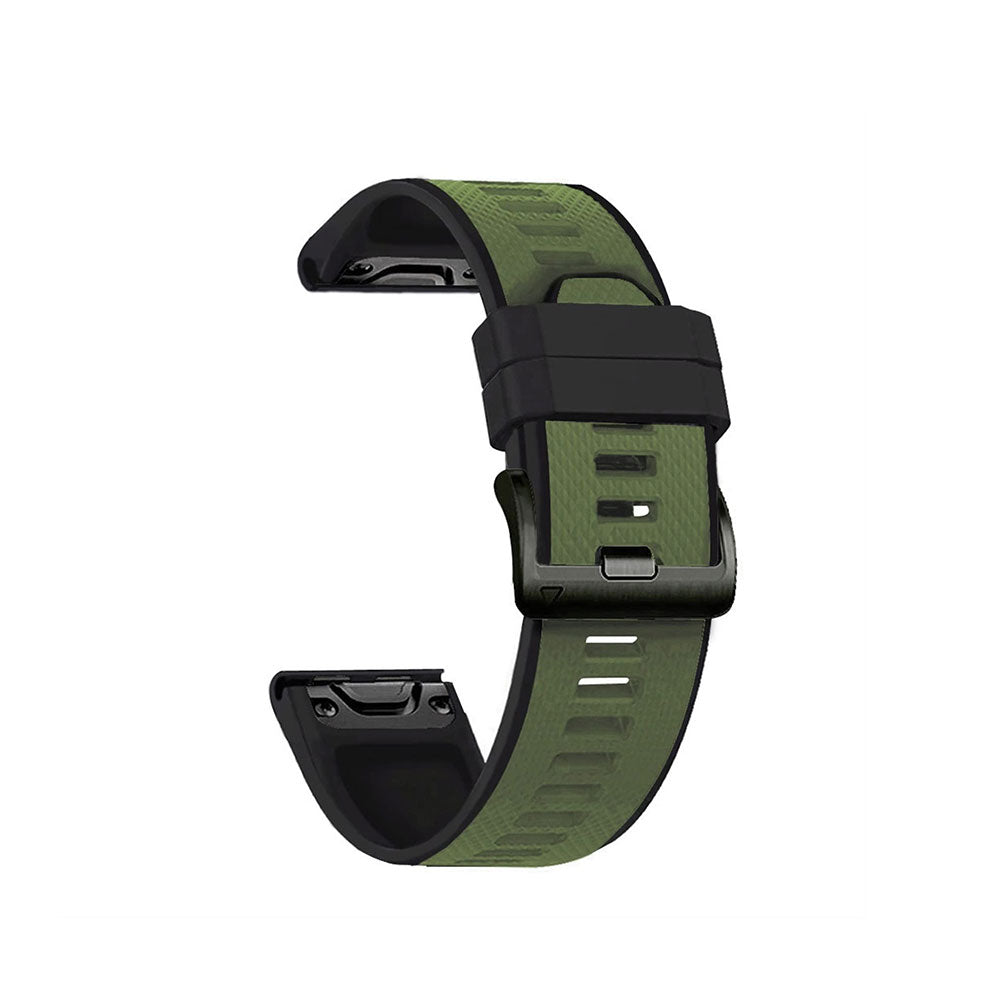 Quick-Fit rem | 22mm (silikon) - 5 farger
