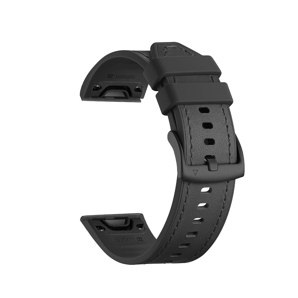 Quick-Fit Run rem | 20mm (sportsskinn) - 4 farger